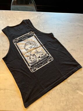 Ink Addict tank. Mens Large. Tarot card